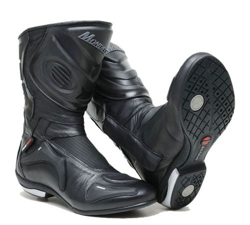 Bota Mondeo Soft Race Masculina Preta Couro 7777