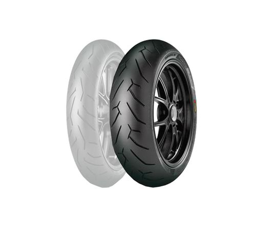 Pneu Moto Pirelli Aro 17 Diablo Rosso Ii 180/55R17 73W TL - Traseiro