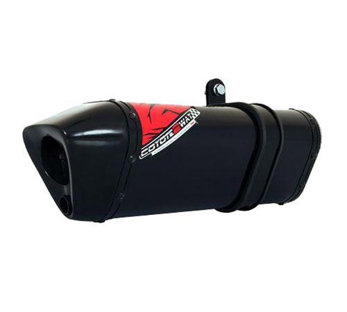 Escapamento Coyote TRS 2Way Alumínio Preto Black (completo com catalisador) - CBR 250 - Roncar - 7590.1