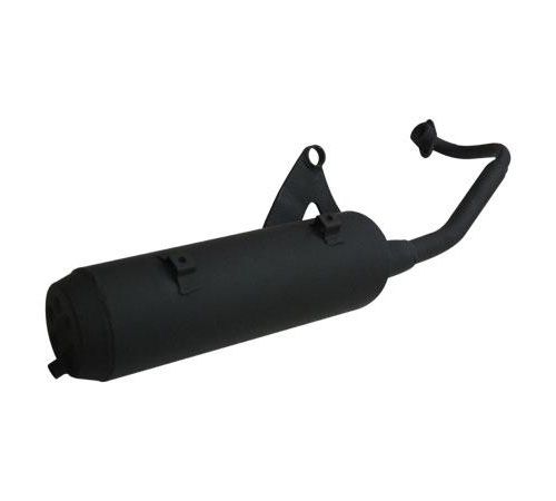 Escapamento Modelo Original Preto s/ Catalisador - Suzuki An 125 Burgman - 06/08 - Roncar - 4541.4