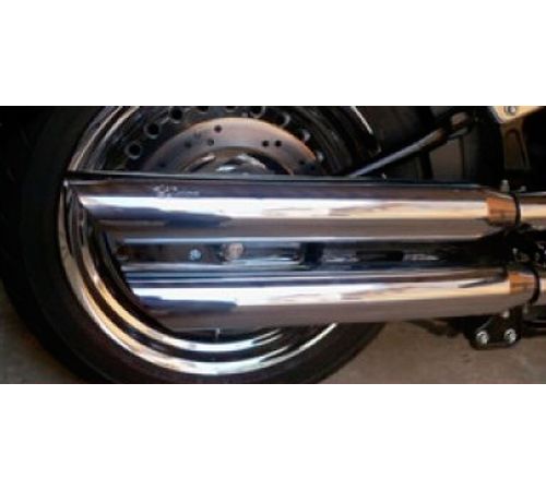 Escapamento Ponteira Harley Davidson Dyna 3 polegadas corte baixo cromada - Customer