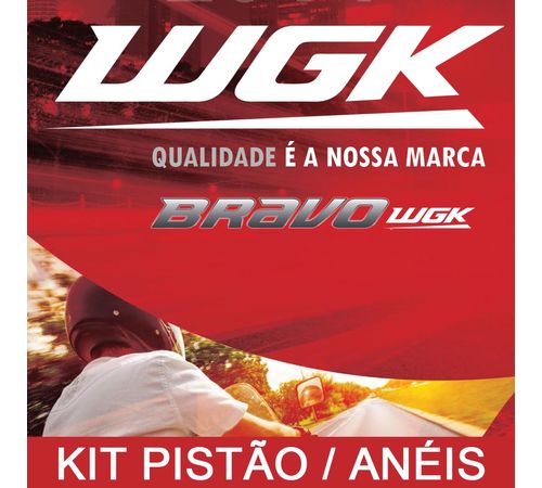 Kit Pistão Anel YES 125 0,25 - WGK