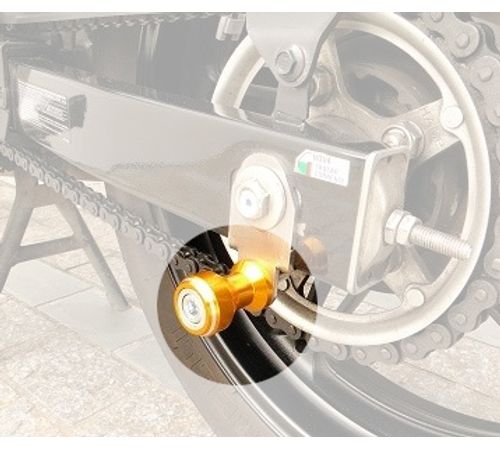 Slider Traseiro Racing Dourado Yamaha - Tforce