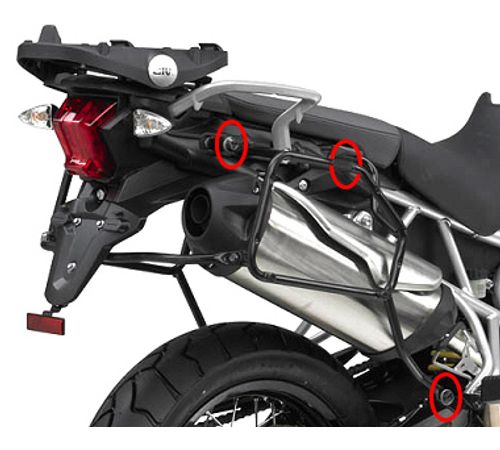 Suporte Lateral PLR6401 Tiger 800 Triumph - Givi