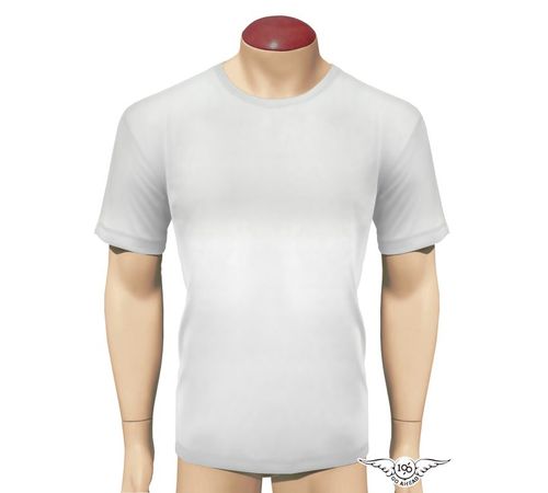Blusa Segunda Pele High-Bio Manga Curta Masculina - Branca - 100% Go Ahead