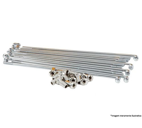 Jogo de Raio Tornado Traseiro Inox Fosco - DDL