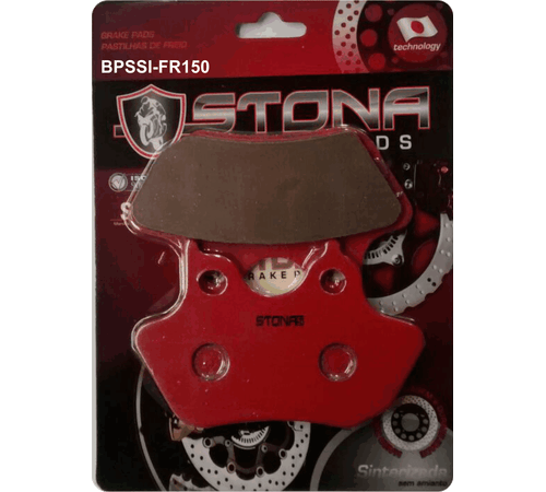 Pastilha Freio Stona FR-150 Sinterizada Vermelha