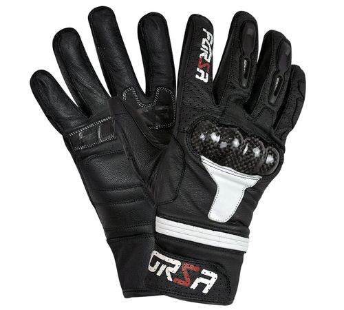 Luva Forza Short Rolle Preta Branca