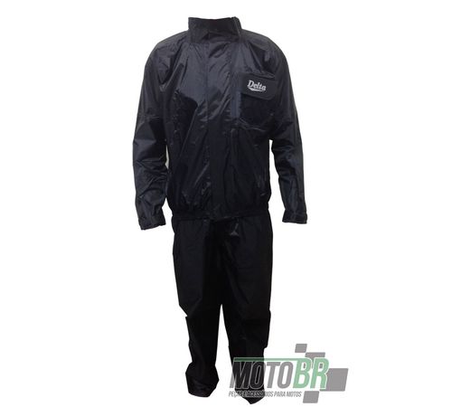 Capa Chuva Delta Nylon Preto