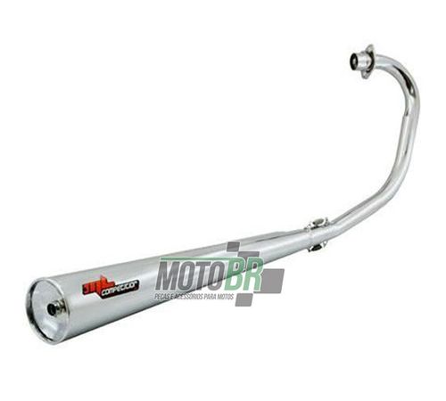 Escapamento Completo Competition Cromado - Honda Titan 150 - 2009 em diante - Roncar - 7111.1