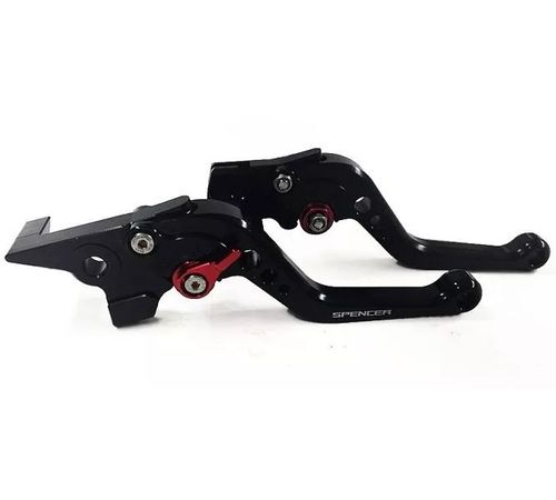 Manete com Regulagem XJ6 Fazer 600 Preto Par - Spencer 13751