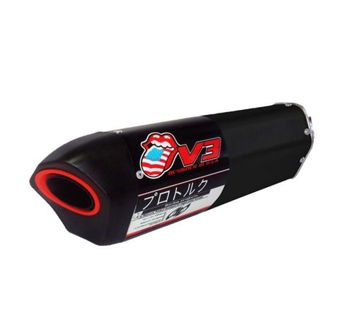 Escapamento Ponteira Cb300R V3 Alumínio Preto - Pro Tork