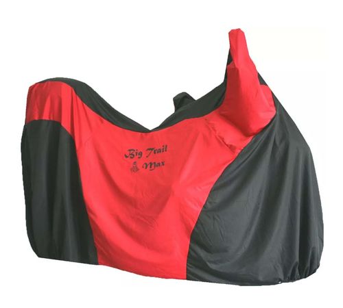 Capa Cobrir Moto Big Trail Preta Vermelha - Max Acessórios
