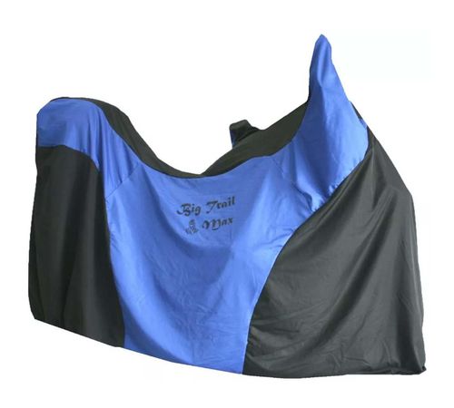 Capa Cobrir Moto Big Trail Preta Azul - Max Acessórios