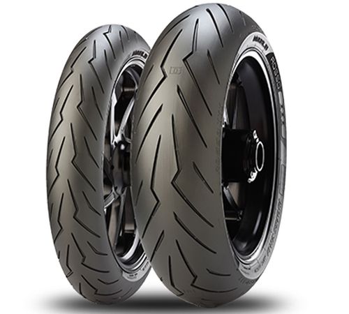 Pneu Moto Pirelli Aro 17 Diablo Rosso Iii 190/55R17 75W TL - Traseiro
