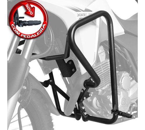 Protetor Motor e Carenagem XRE 300 com Pedaleira - Scam