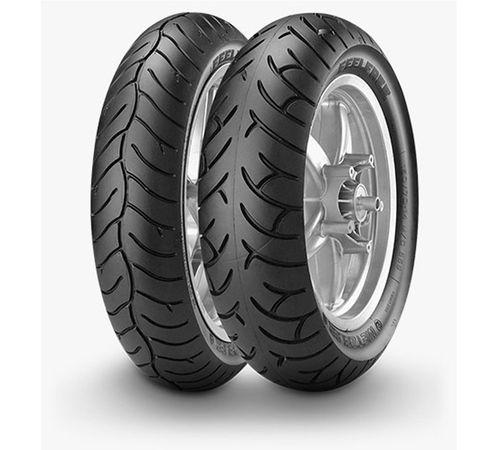 Pneu Moto Metzeler Aro 14 Feel Free 90/80R14 49P TL - Traseiro