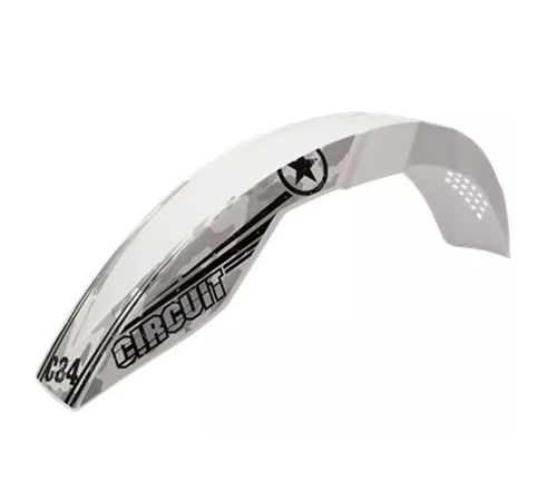 Para-lama Dianteiro Cross Strike Branco - Circuit - Paralama Dianteiro Cross Strike Branco - Circuit