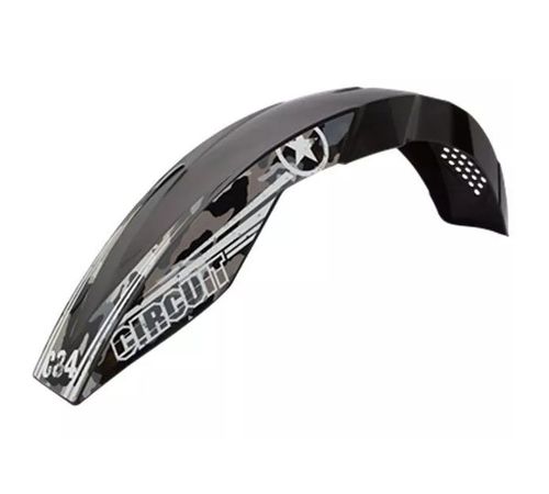 Para-lama Dianteiro Cross Strike Preto - Circuit - Paralama Dianteiro Cross Strike Preto - Circuit