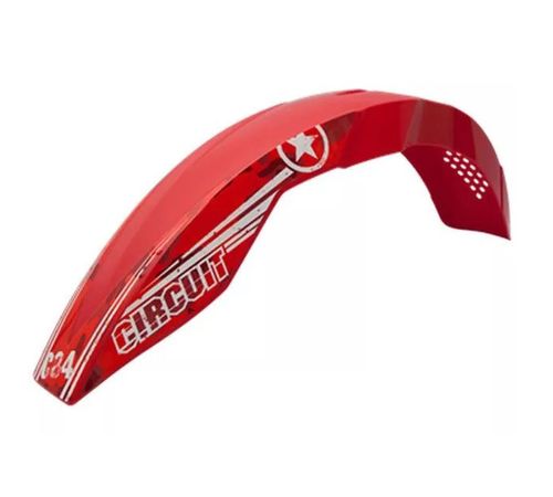 Para-lama Dianteiro Cross Strike Vermelho - Circuit - Paralama Dianteiro Cross Strike Vermelho - Circuit