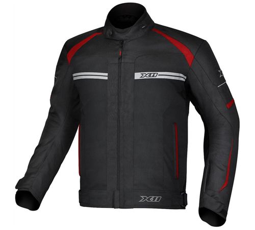 Jaqueta X11 One 2 Masculina Preta Vermelha
