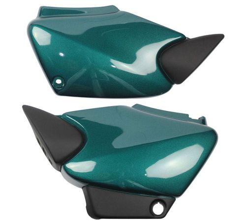 Tampa Lateral Titan KS 00 01 Verde Metálico - Sportive