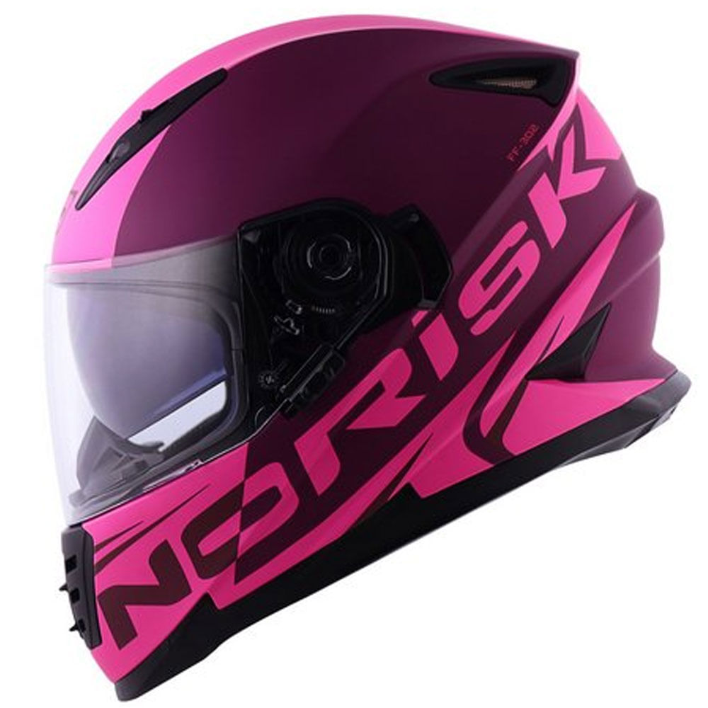 Capacete Norisk FF302 Manty Rosa Pink - MOTO BR