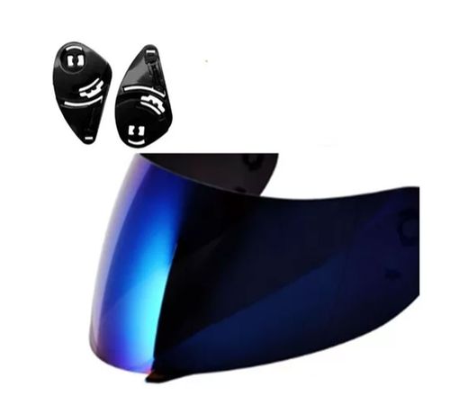 Viseira Capacete Vaz V10 100 Novo Com Botão Iridium