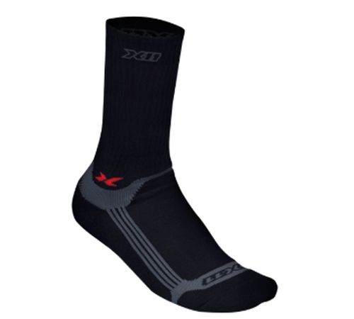 Meia X11 Boots Preto/Vermelho