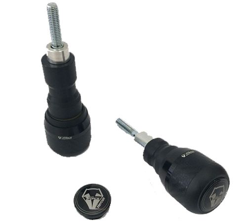 Slider Dianteiro Hercun Carbono Preto Suzuki Srad1000 2008/2009 - Tforce