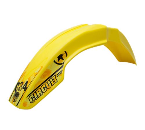Para-lama Dianteiro Cross Amarelo - Circuit - Paralama Dianteiro Cross Circuit Amarelo - Circuit