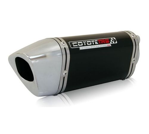 Escapamento Ponteira Coyote TRS 200 Alumínio Preto - Honda CB600F Hornet - 2008 até 2014 - Roncar - 1751.6