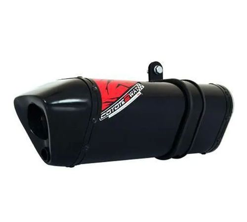 Escapamento Ponteira Coyote TRS Preto com Catalisador - Honda XRE 300 - 2009 em diante - Roncar - 0561.7