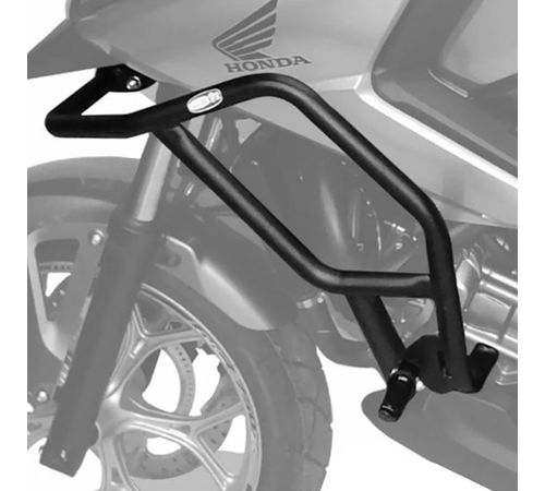 Protetor Motor e Carenagem Nc700X Com Pedaleira Preto - Scam