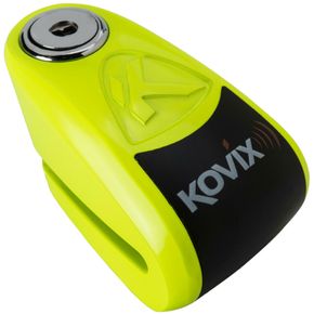Trava-De-Disco-Com-Alarme-Kaz10-Fg-Verde-Fluorescente-Kovix-1