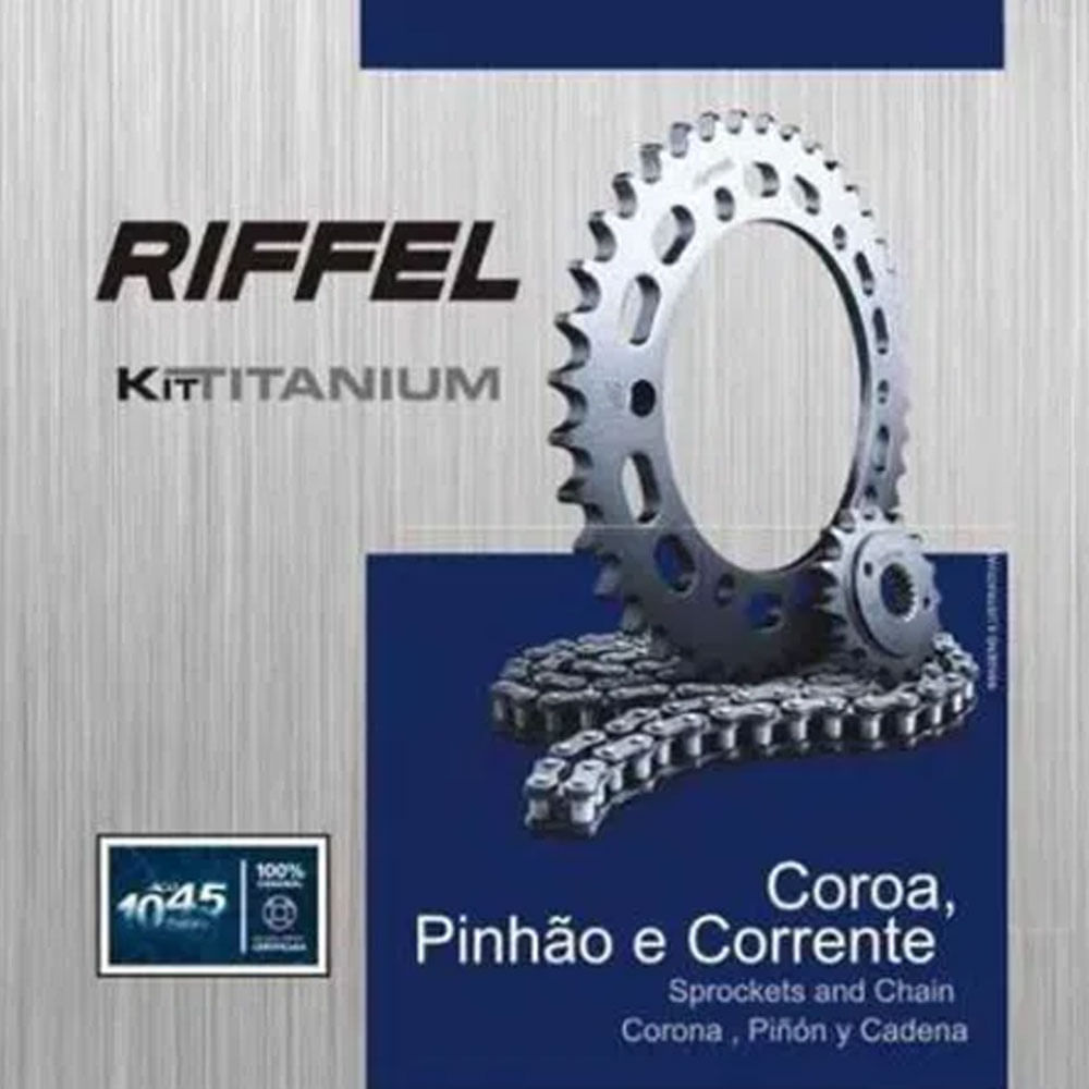 Kit Relação Titan 160 Fan 160 Start 160 16 A 24 com Retentor