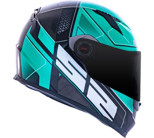 Capacete LS2 FF358 Ultra Preto Verde - MOTO BR