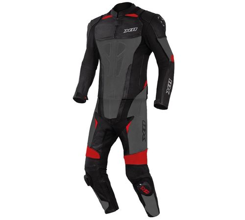 Macacão X11 Speed 2 2 Peças Cinza Vermelho