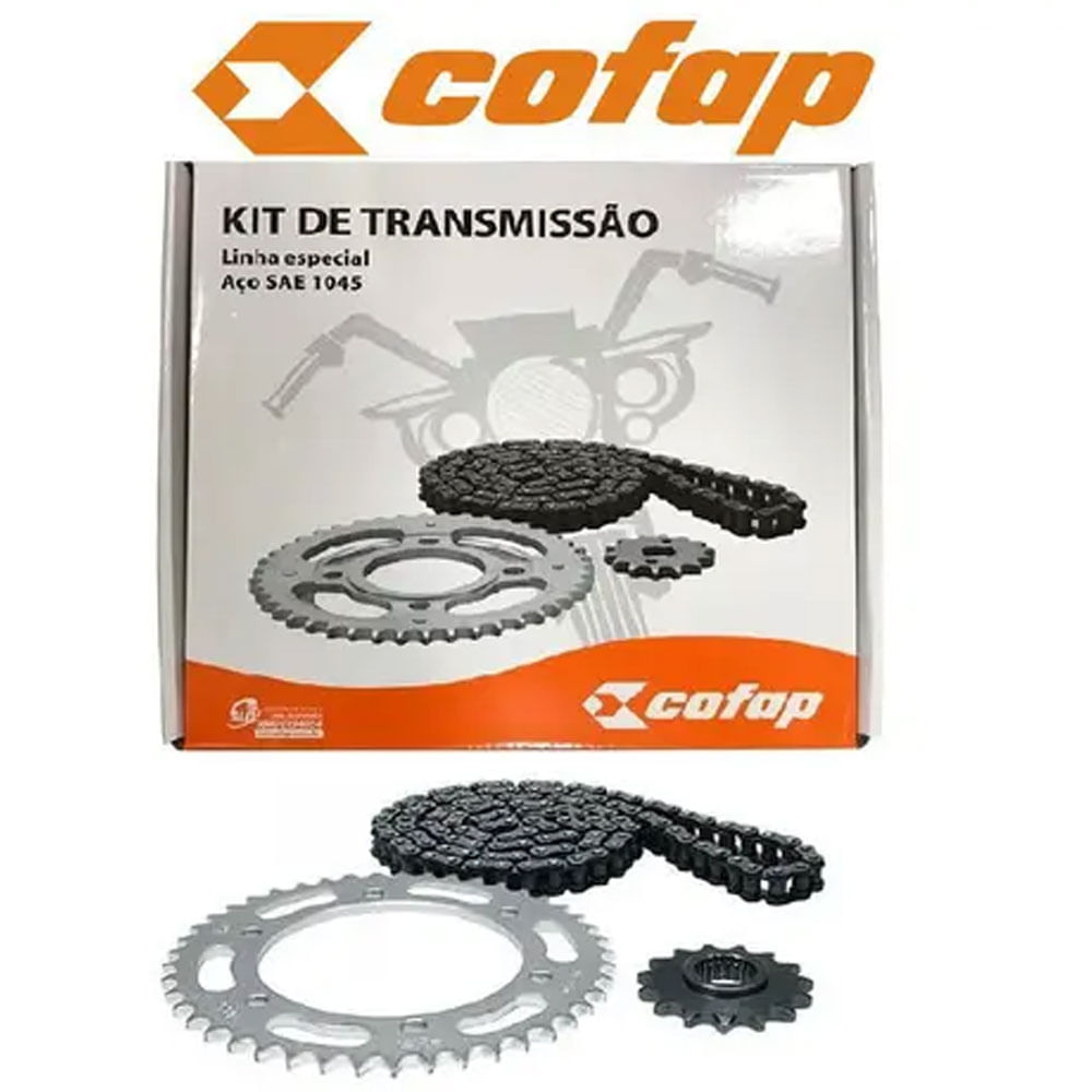 Kit Relação YBR Factor 45x14 - Cofap