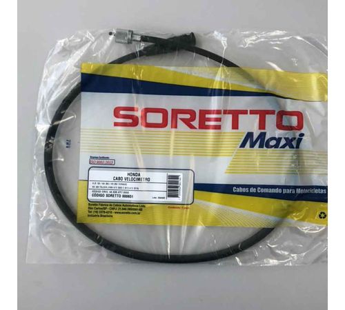 Cabo Velocímetro Xlr 125 NX 200 NX 400 - Soretto Maxi