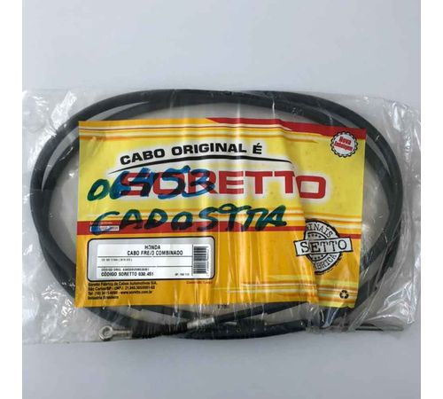 Cabo Freio Titan Fan 160 Freio Combinado CBS - Soretto Maxi