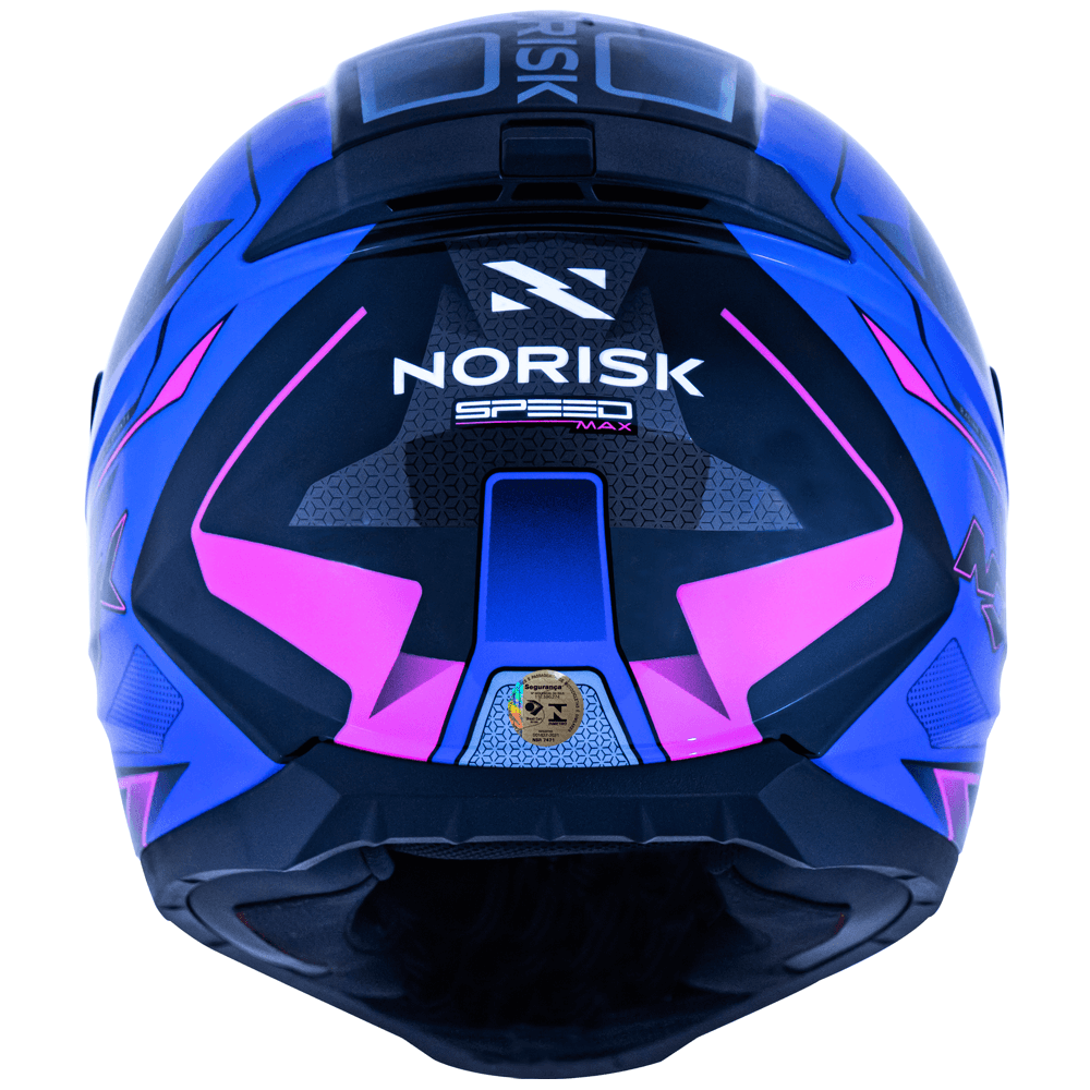 Capacete Norisk Razor Speedmax Preto Roxo - MOTO BR