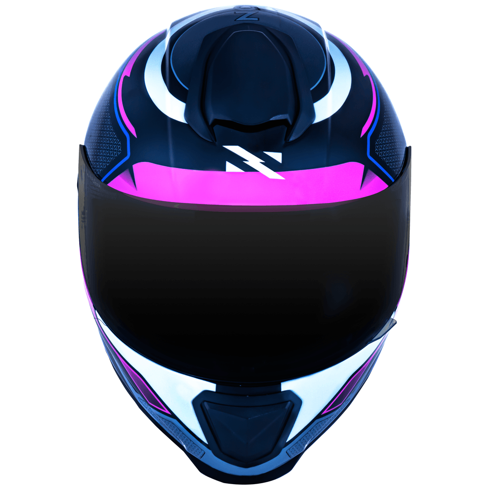 Capacete Norisk Razor Speedmax Preto Roxo - MOTO BR
