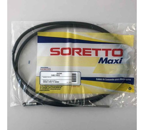 Cabo Freio Burgman 125 12-19 Traseiro - Soretto Maxi