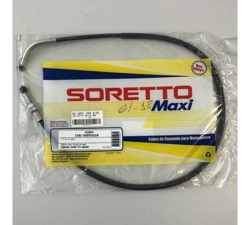 Cabo Embreagem Pop 100 06-08 - Soretto Maxi