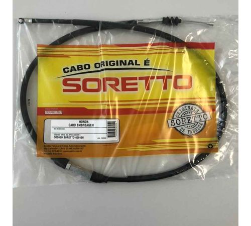 Cabo Embreagem NX 350 90-99 - Soretto