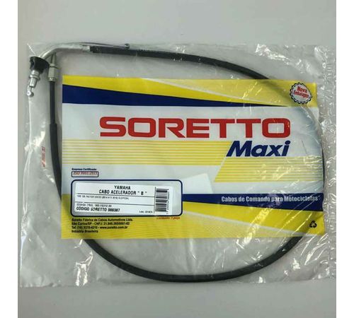 Cabo Acelerador YBR Factor 125 ED E B 14-16 - Soretto Maxi