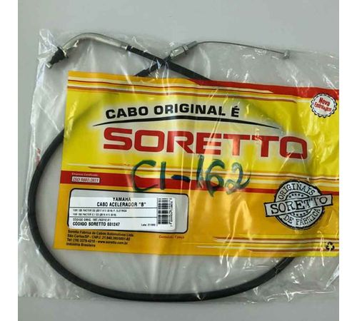 Cabo Acelerador YBR Factor 125 150 ED 16-19 B - Soretto