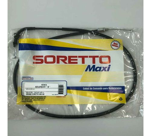 Cabo Acelerador XRE 300 16-18 B - Soretto Maxi