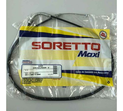 Cabo Acelerador XRE 190 16-19 B - Soretto Maxi